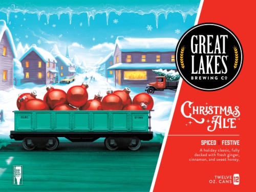 Great Lakes Christmas Ale Craft Beer Perspective: left