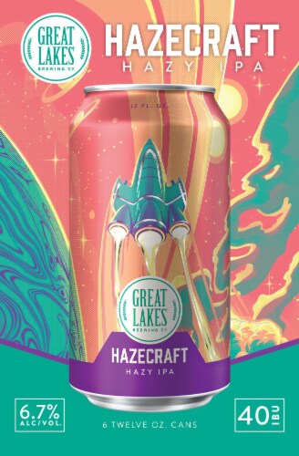 Great Lakes Hazecraft Hazy IPA Perspective: left