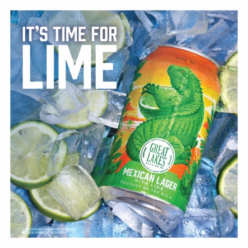 Great Lakes Mexican Lager with Lime Perspective: left