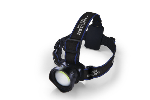 Police Security Bright Bundle Breakout Headlamp & Barricade Flashlight Perspective: left