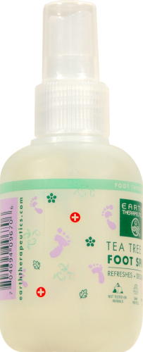 Earth Therapeutics Tea Tree Oil Foot Spray Perspective: left