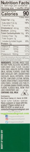 Garden Lites Veggies Made Great® Chocolate Raspberry Muffins Perspective: left