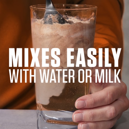 Dymatize® Dunkin™ Mocha Latte ISO100® Protein Powder Perspective: left