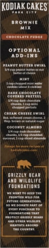 Kodiak Cakes® Protein Packed Chocolate Fudge Brownie Mix Perspective: left