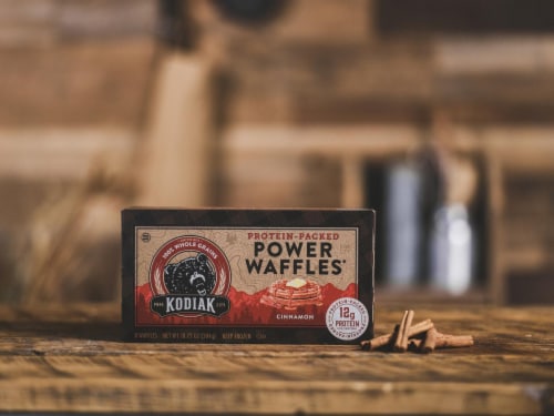 Kodiak Cakes Cinnamon Power Waffles® Perspective: left