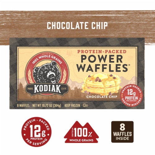 Kodiak Cakes Chocolate Chip Power Waffles 8 Ct 10 72 Oz Mariano S