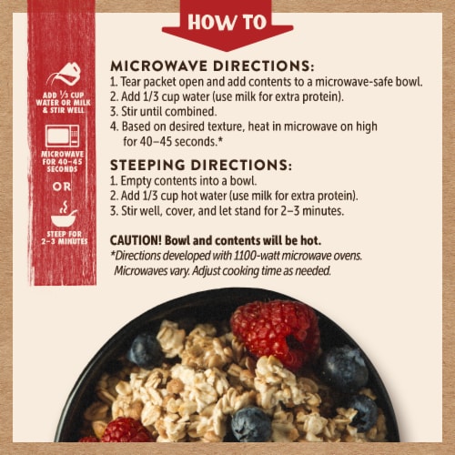 Kodiak Cakes® Protein-Packed Maple Brown Sugar Oatmeal Perspective: left