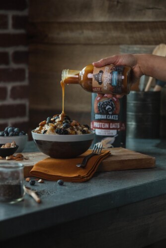 Kodiak Almond Butter Syrup Perspective: left