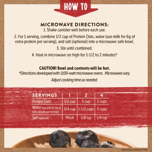 Kodiak Cakes® Protein Oats Perspective: left