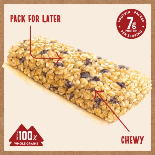 Kodiak® Chocolate Chip Chewy Granola Bars Perspective: left