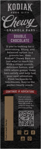 Kodiak™ Cakes Protein-Packed Double Chocolate Chewy Granola Bars Perspective: left