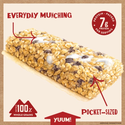 Kodiak S'mores Chewy Granola Bars with 7g Protein Perspective: left