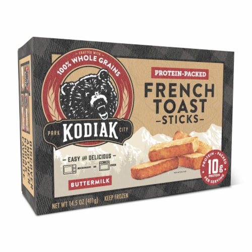 Kodiak® Protein-Packed Buttermilk French Toast Sticks Perspective: left