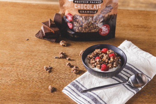 Kodiak® Chocolate Protein Granola Perspective: left