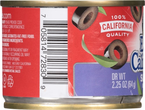 Early California® Sliced Ripe Olives Perspective: left