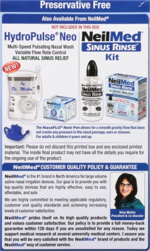 NeilMed Nasaflo Neti-Pot Nasal Wash System Perspective: left