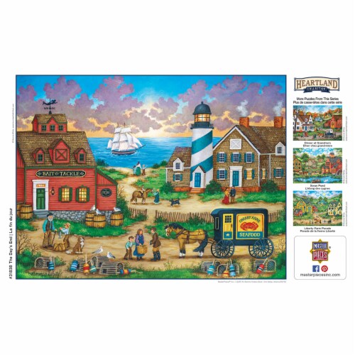 Master Pieces® Heartland™ Collection The Day's End Puzzle Perspective: left