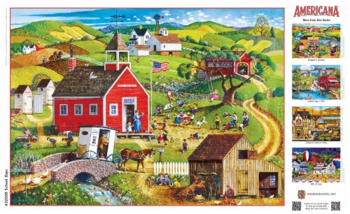 MasterPieces® Americana™ School Days Puzzle Perspective: left