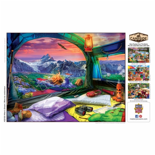MasterPieces® Campside Hiker's Dream EZ-Grip™ Jigsaw Puzzle Perspective: left