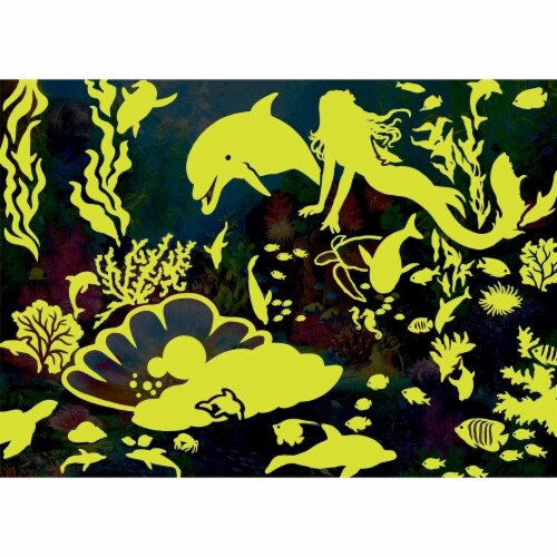 MasterPieces® Glow in the Dark Hidden Images™ Secrets of the Deep Jigsaw Puzzle Perspective: left