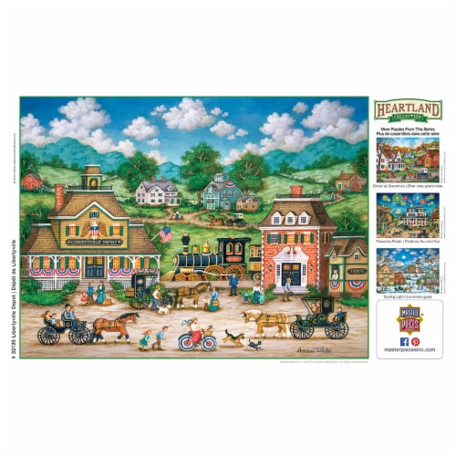 MasterPieces® Heartland™ Collection Libertyville Depot Puzzle Perspective: left