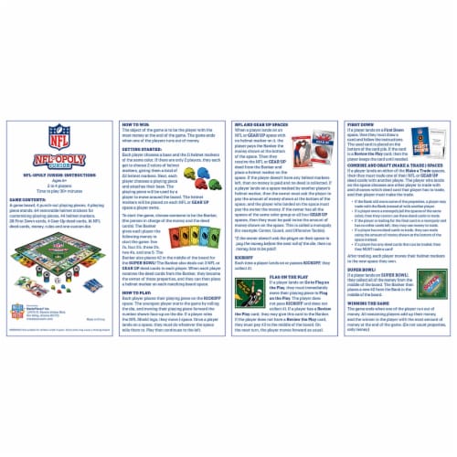 MasterPieces NFL-Opoly Junior Board Game Perspective: left