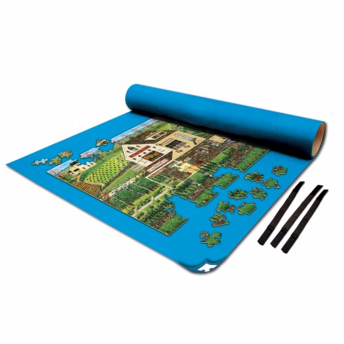MasterPieces® Accessories Jigsaw Puzzle Roll-Up Mat & Stow Box Perspective: left