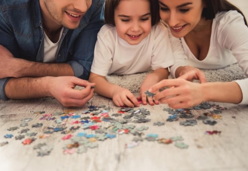 MasterPieces Jigsaw Puzzle Glue Sheets | Set of 12 Perspective: left