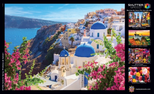 MasterPieces® Shutter Speed Santorini Spring Jigsaw Puzzle Perspective: left
