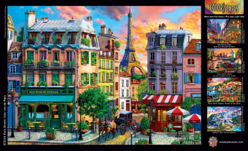 MasterPieces® Colorscapes™ Paris Streets Jigsaw Puzzle Perspective: left