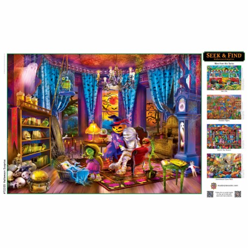 MasterPieces® Seek & Find™ Halloween Surprise Jigsaw Puzzle Perspective: left