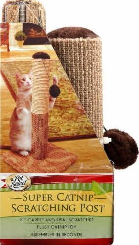 Pet Select Super Catnip® Scratching Post Perspective: left