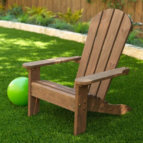 KidKraft Children's Adirondack Chair - Espresso Perspective: left
