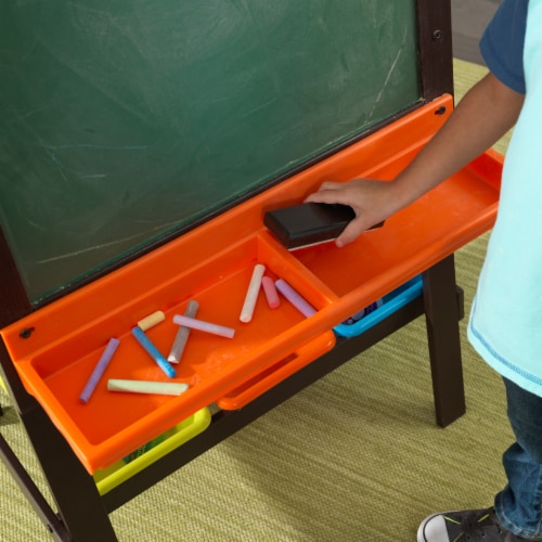 KidKraft Storage Easel - Espresso Perspective: left