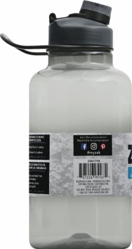 Zak! Designs Charcoal Leak-Proof Water Bottle Perspective: left