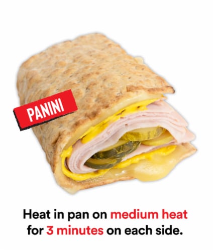 Mini Lavash with Whole Grain & Flax Flatbread 8-Packs of 6 Flatbread (48 Flatbread) Perspective: left