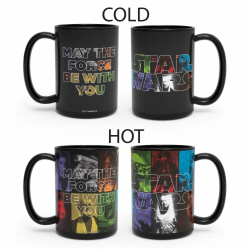 Zak! Designs Star Wars Episode Color Change Ceramic Mug Perspective: left