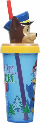 Zak! Designs Paw Patrol Chase Supper Sipper Tumbler Perspective: left