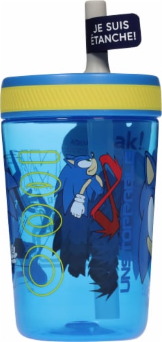 Zak! Designs Modern Sonic Antimicrobial Single Wall Leakproof Straw Kelso Tumbler Perspective: left