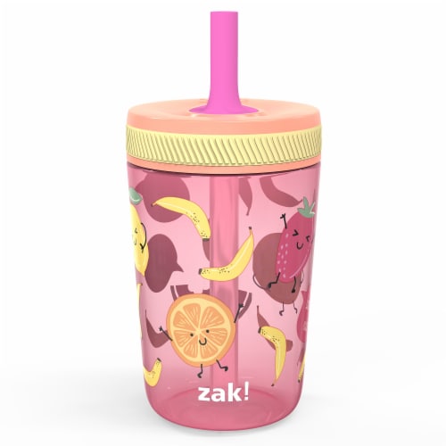 Happy Fruit Antimicrobial Single Wall Leakproof Straw Kelso Tumbler Perspective: left