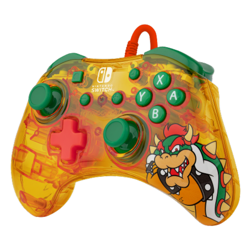 PDP Rock Candy™ Wired Controller: Lemon Bomb Bowser For Nintendo Switch Perspective: left