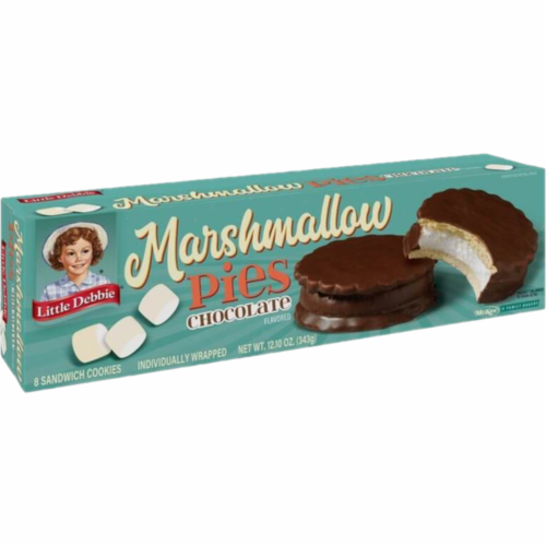Chocolate Marshmallow Pies, 4 Boxes, 32 Individually Wrapped Chocolate Creme Pies Perspective: left