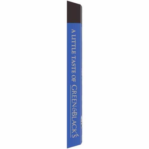 Green & Black's Organic Milk Chocolate Bar Perspective: left