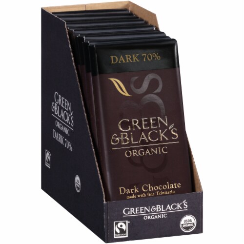 Green & Black's Organic 70% Dark Chocolate Bar, 10 ct / 3.5 oz - Kroger