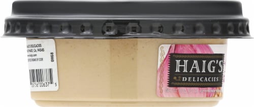 Haig's Organic Garlic Hummus Perspective: left