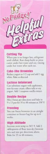 No Pudge Original Fudge Brownie Mix Perspective: left