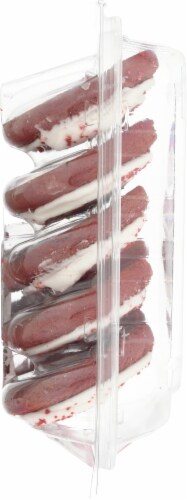 Lofthouse Red Velvet Frosted Sugar Cookies Perspective: left