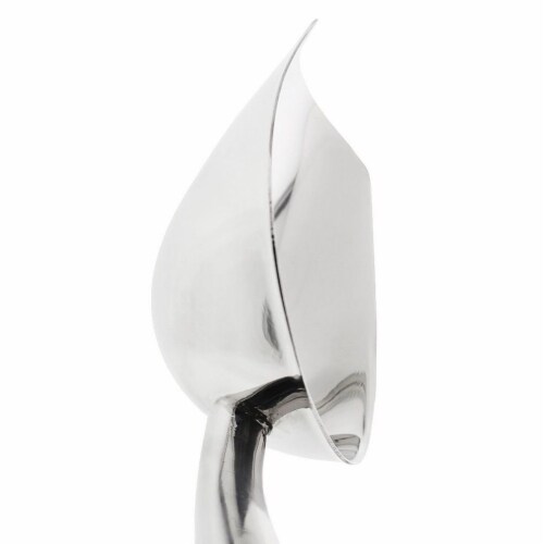 6 oz Stainless Steel Scoop for Kitchen, Bar, Ice Bucket - 9.2 x 3.3 inches, Silver Perspective: left