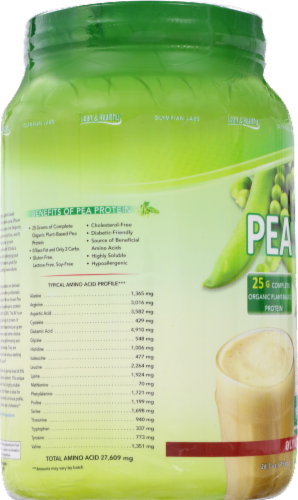 Olympian Labs Vanilla Pea Protein Perspective: left