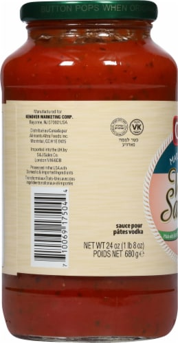 Gefen® Marinara Style Vodka Pasta Sauce Perspective: left